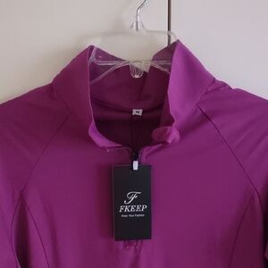 FKEEP Purple Long Sleeve Top.  Brand New